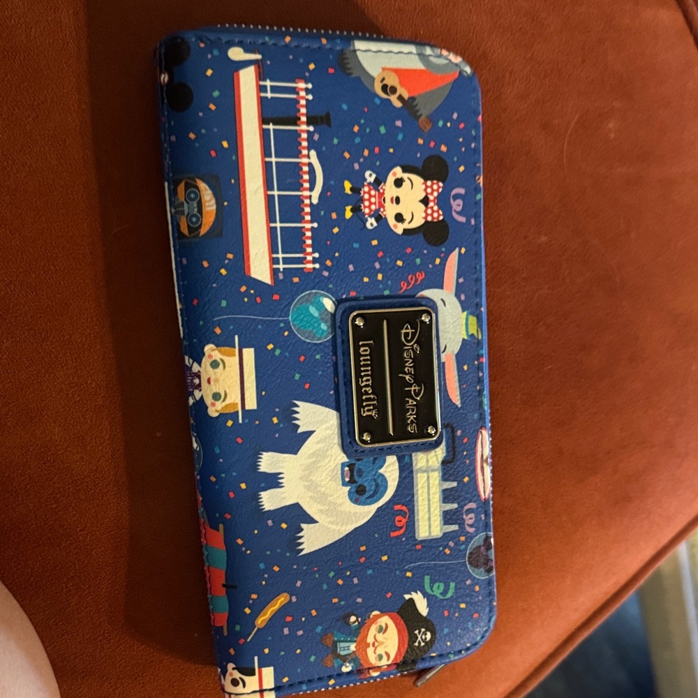 Loungefly Disney Parks Blue Character Wallet